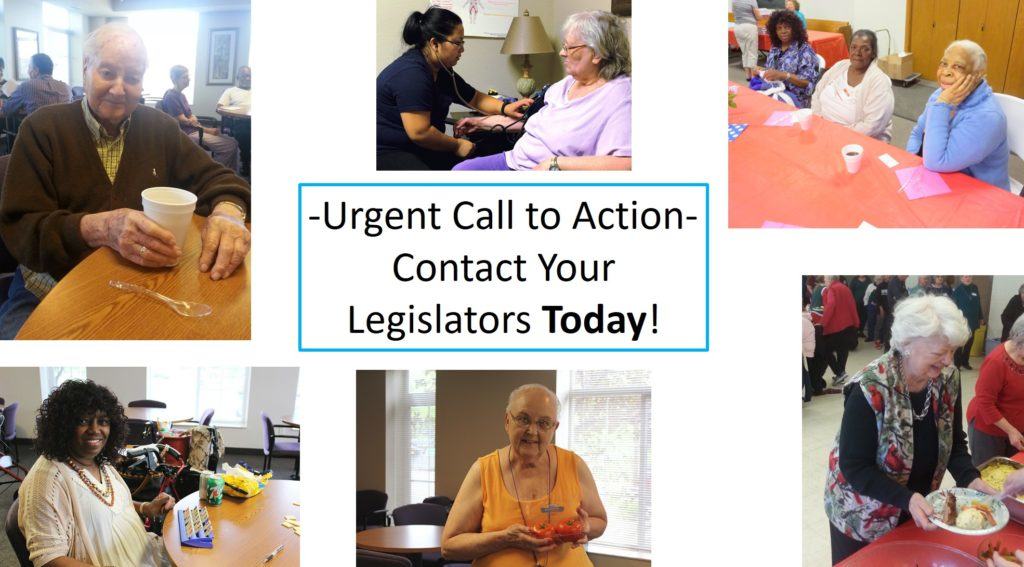 Collage of photos of elders