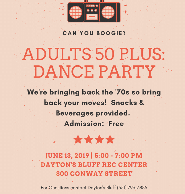Adults 50 Plus Dance Party!