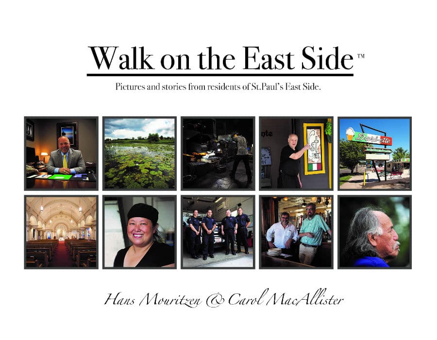 Front page of the book "Walk on the East Side"