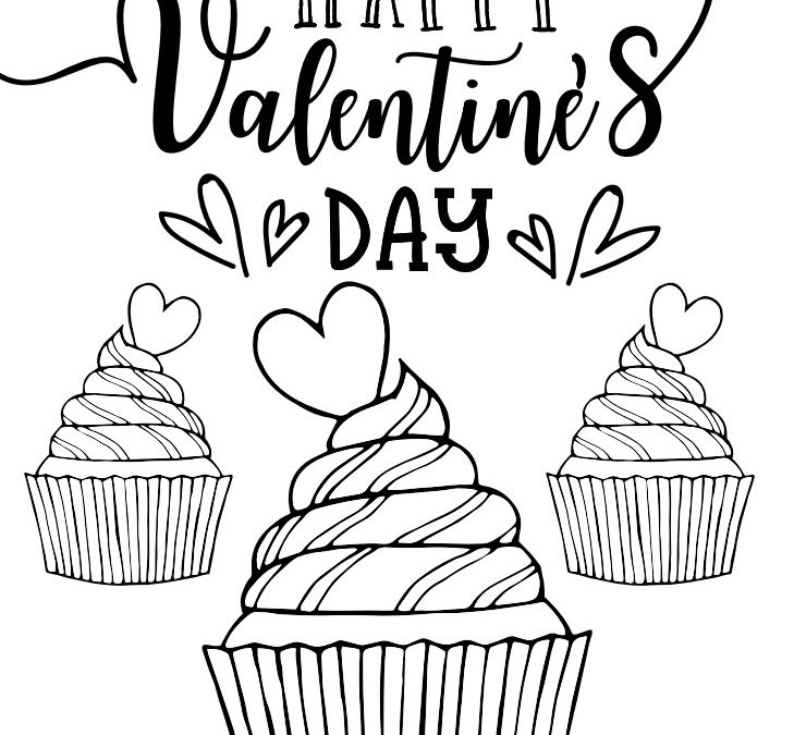 Valentine’s Day Printable Coloring Book