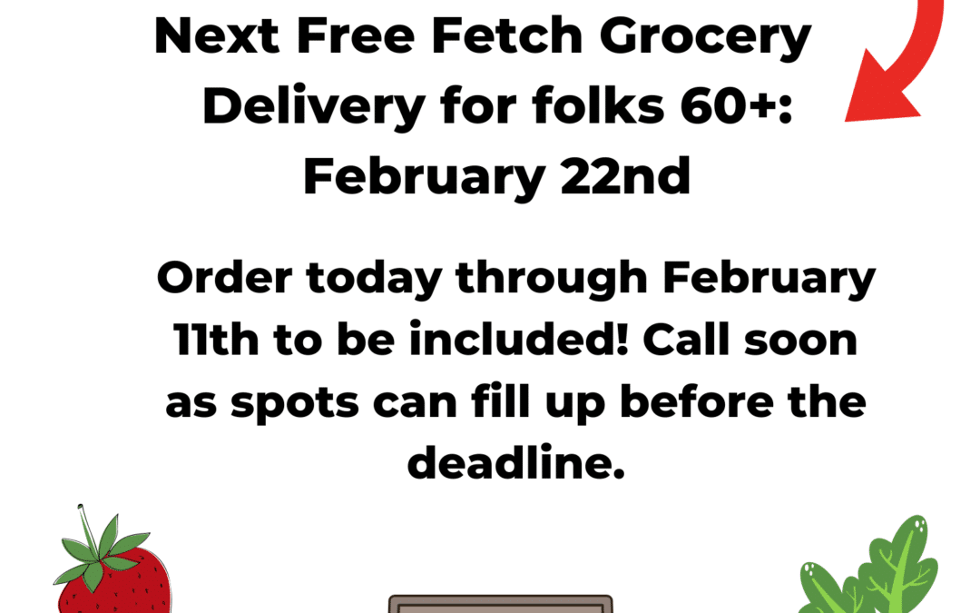 Free Groceries for Folks 60+ on February 22nd